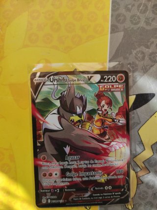 Carta Pokémon Urshifu Golpe Brusco V TG18