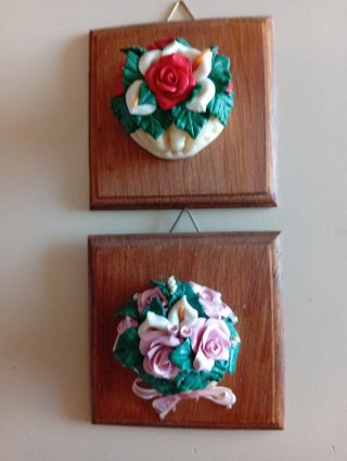 2 quadretti  in pasta di mais