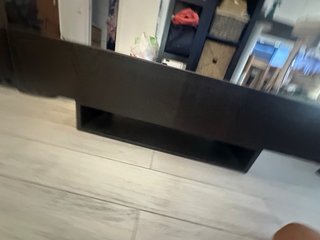 2 Mesas Centro IKEA RAMVIK Cristal Negro