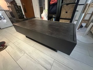 2 Mesas Centro IKEA RAMVIK Cristal Negro