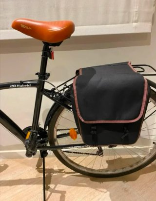 Bicicleta Moma 28 Hybrid Nera