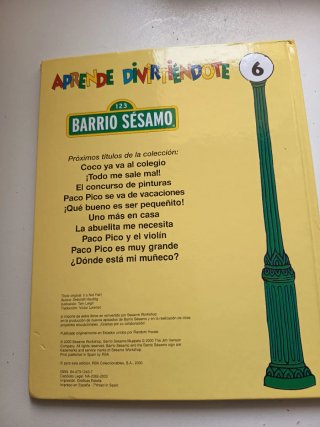 5 libros Barrio Sésamo