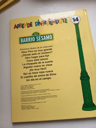 5 libros Barrio Sésamo