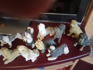 Colección perros escayola