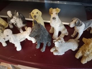 Colección perros escayola