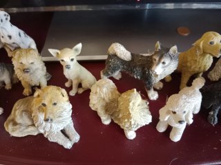 Colección perros escayola