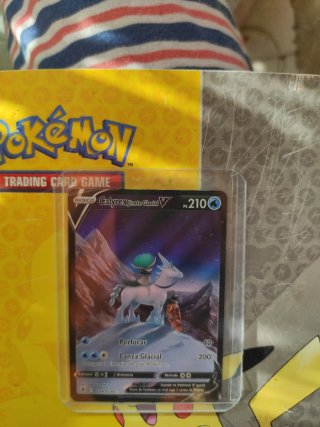 Carta Pokémon Calyrex Jinete Glacial V TG14/TG30