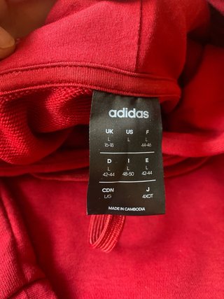 Sudadera Adidas Roja y Puma gris