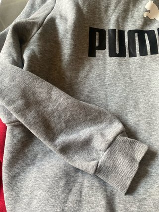 Sudadera Adidas Roja y Puma gris
