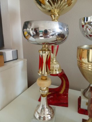 Set 4 Coppe Sportive Vintage
