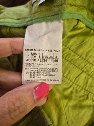 Pantaloni donna Marella verdi taglia 46 italiana