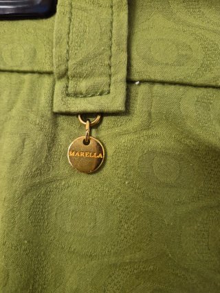 Pantaloni donna Marella verdi taglia 46 italiana