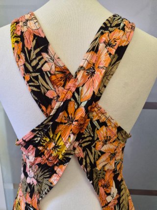 Abito donna Billabong floreale taglia L