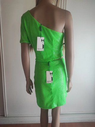 Conjunto Minueto Top y Falda Verde