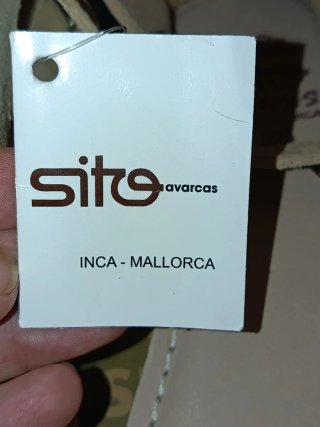 Abarcas Menorquinas PIEL Sito  Talla 36 NUEVA