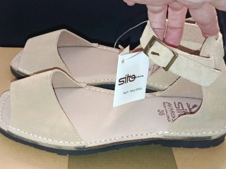 Abarcas Menorquinas PIEL Sito  Talla 36 NUEVA