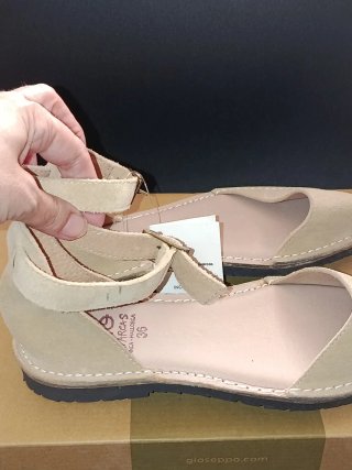 Abarcas Menorquinas PIEL Sito  Talla 36 NUEVA