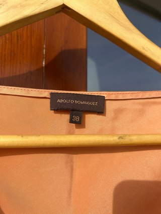 Blusa Adolfo Dominguez Naranja Talla M