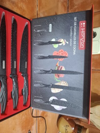 Set 5 Cuchillos Cocina Horizon + Pelador