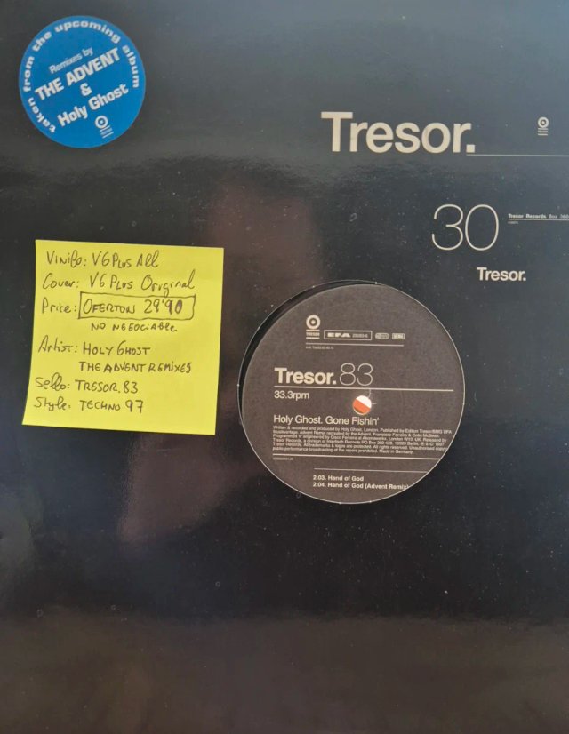 Holy Ghost! The Advent Rmx Tresor.83 Techno Vinilo