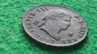 Fernando VII 1833 4 Maravedis Segovia