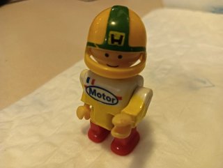 Muñeco Playmobil Piloto Coche Carreras
