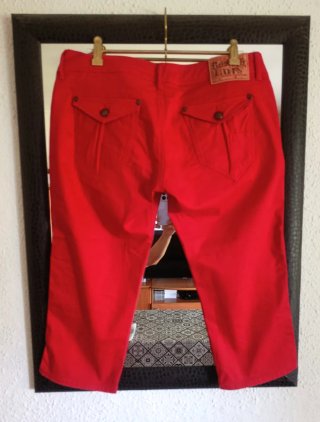 Lois Jeans Vintage 90's/Capri Denim Rojo/W30 o 38.
