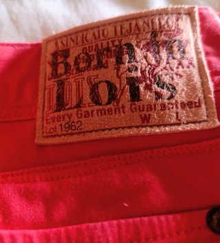 Lois Jeans Vintage 90's/Capri Denim Rojo/W30 o 38.