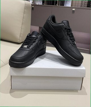 Nike Air Force 1 Negras Talla 37.5
