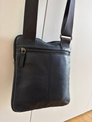 Tracolla Piquadro Pelle Nera