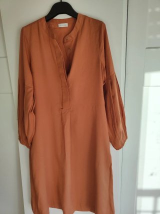 Abito donna arancione taglia unica tg S