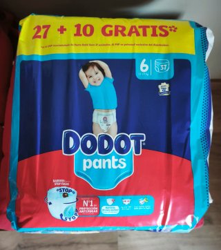 Dodot Pants Talla 6 (13-19 kg) - 37 uds