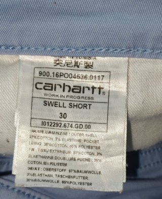 Pantalón corto Carhartt hombre azul talla M
