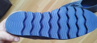 Zapatos de piel hombre azul