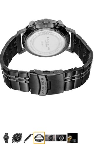Reloj Akribos XXIV Hombre AK782BK Negro