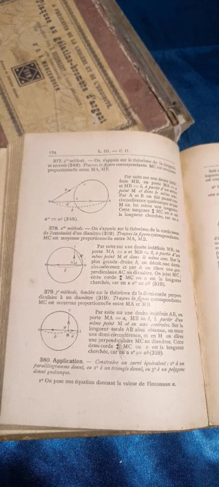 Libro Antiguo Geometría 1899 Traité de Géométrie