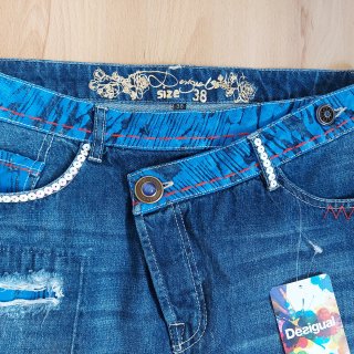 Nuevo Desigual Falda vaquera Talla 38