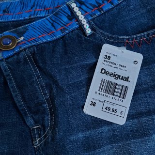 Nuevo Desigual Falda vaquera Talla 38