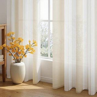 Cortinas Translúcidas Modernas 140x245 (2 uds)