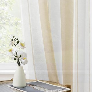 Cortinas Translúcidas Modernas 140x245 (2 uds)