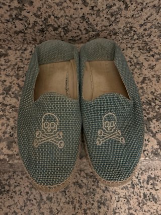 Alpargatas Scalpers Calavera Azul