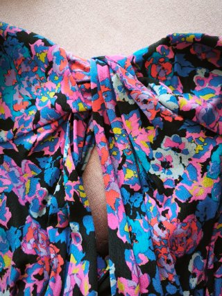 Vestito Zara a maniche lunghe con stampa floreale