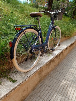 Bicicleta Urbana Btwin Azul