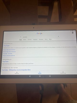 Tablet Lenovo Blanca