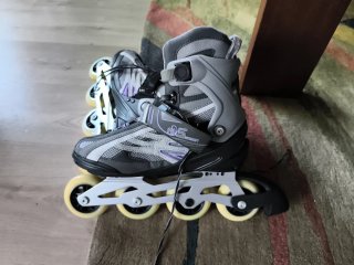 Patines en línea Oxelo grises y morados n°41