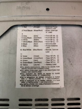 Radio CD Alpine CDE-9845RR 1 DIN