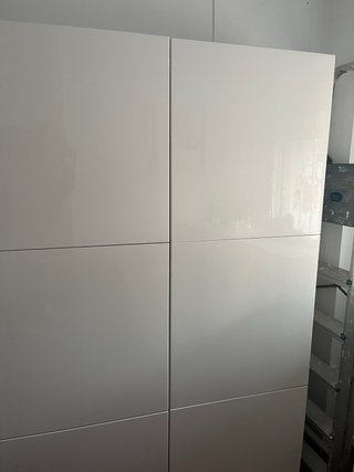 Mueble salón Besta blanco 120x42x193 cm