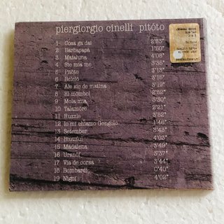CD Piergiorgio Cinelli - Pitóto (2013)