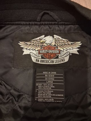 Cazadora Harley Davidson Negra