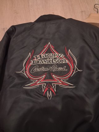 Cazadora Harley Davidson Negra